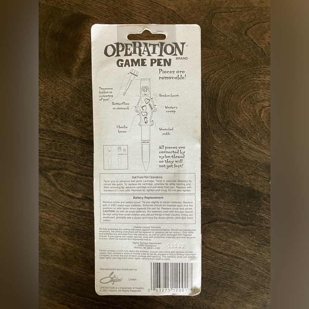 Operation Game Pen - Picture 2 of 2